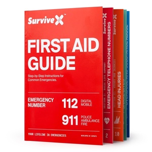 image:imageSurviveX First Aid Guide Booklet StepbyStep Instructions for Common Emergencies